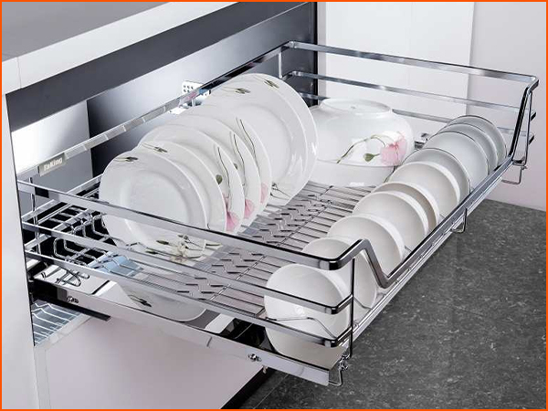 Kệ bát đĩa nan dẹt SUS304